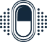 Icono que ilustra la gran resistencia de las cápsulas DRcaps® frente a los ácidos estomacales.