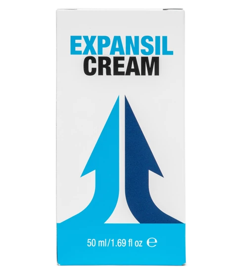 Tubo de Expansil Cream en detalle, listo para su aplicación